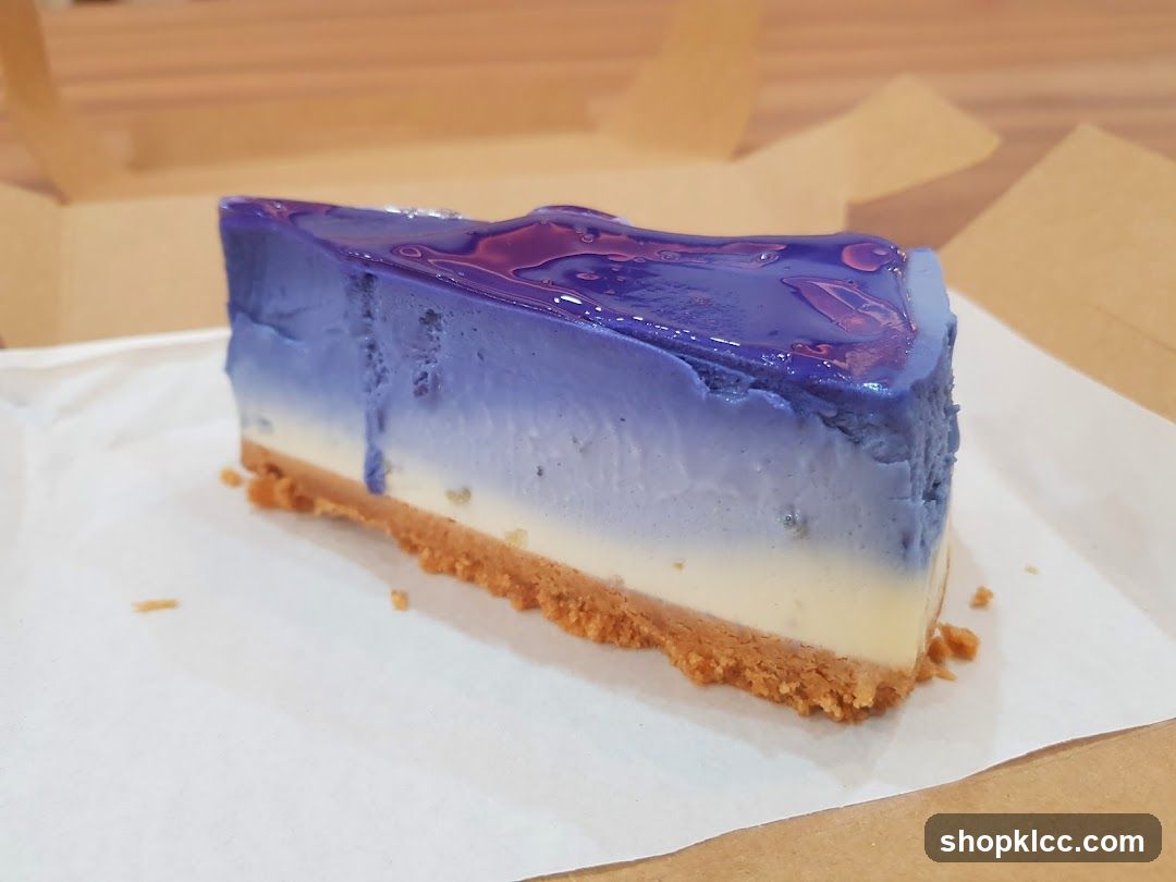Blueberry Cheesecake Slice