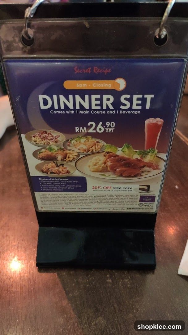 Secret Recipe Dinner Set