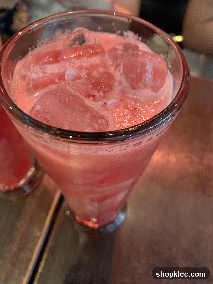 Pink Drink with Ice