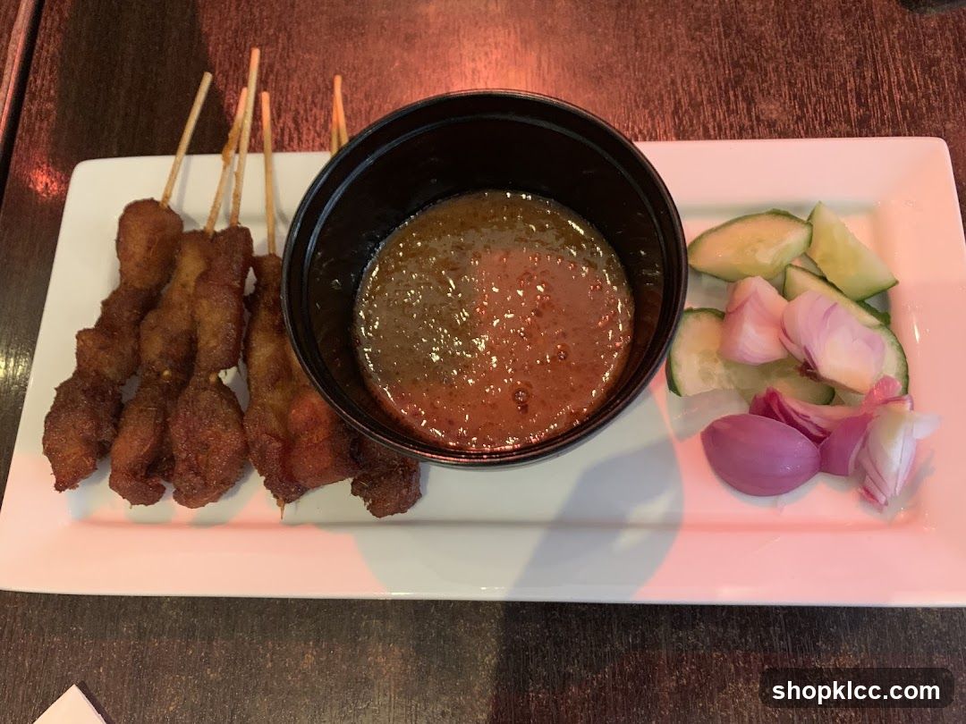 Chicken Satay with Peanut Sauce