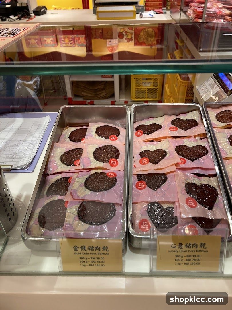 Pork Bakkwa Display