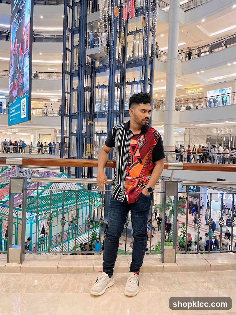 Man in a Shopping Mall