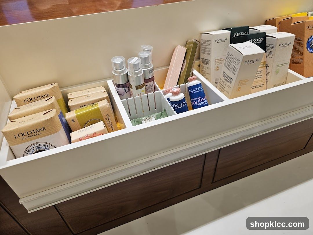 L'Occitane Products Display