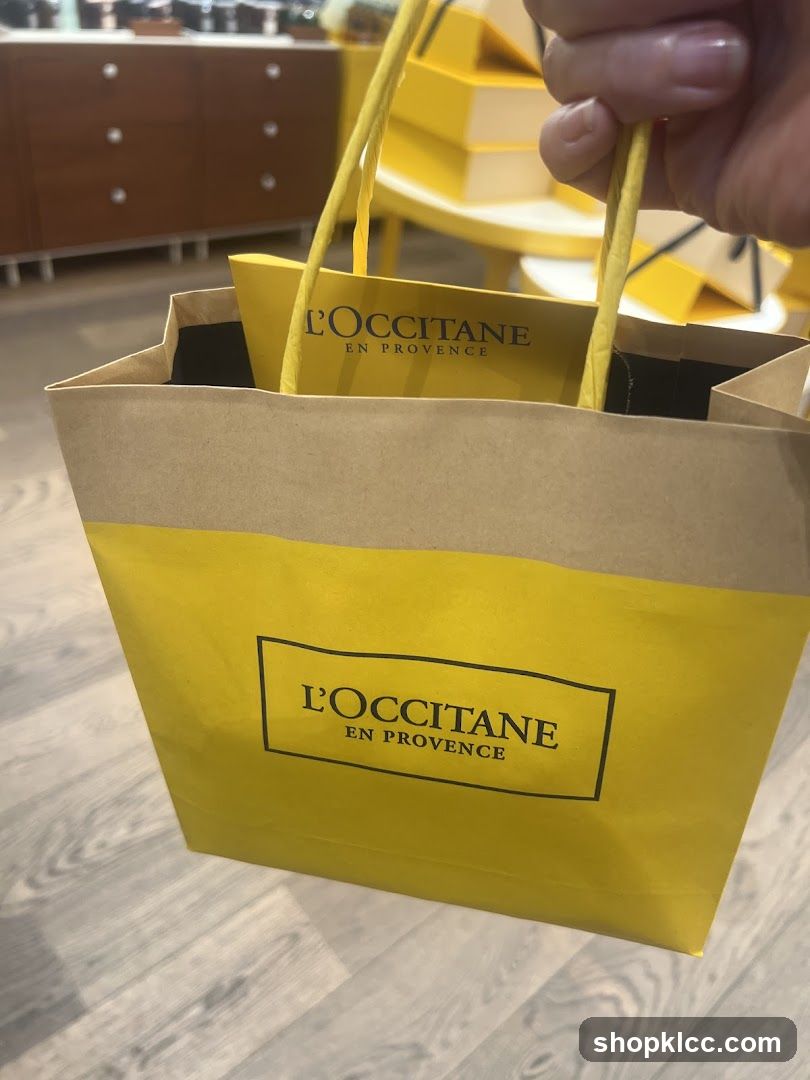 L'Occitane Shopping Bag