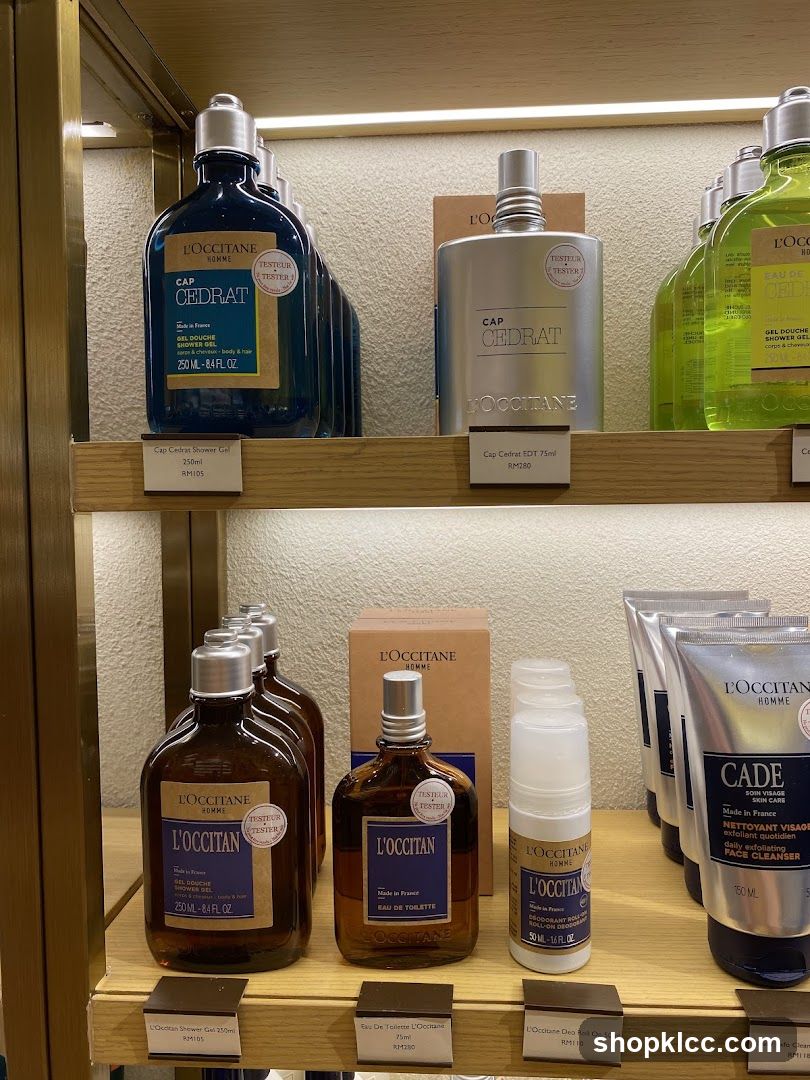 L'Occitane Men's Grooming Products