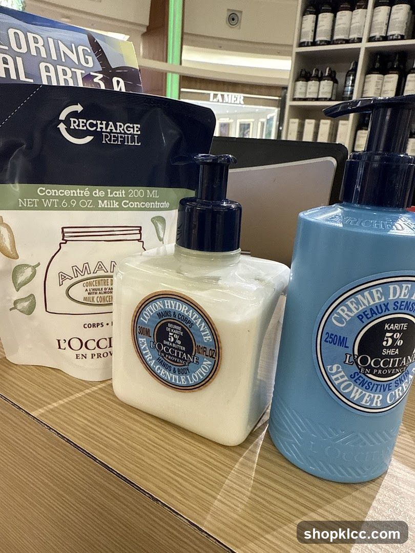 L'Occitane Hand and Body Lotions
