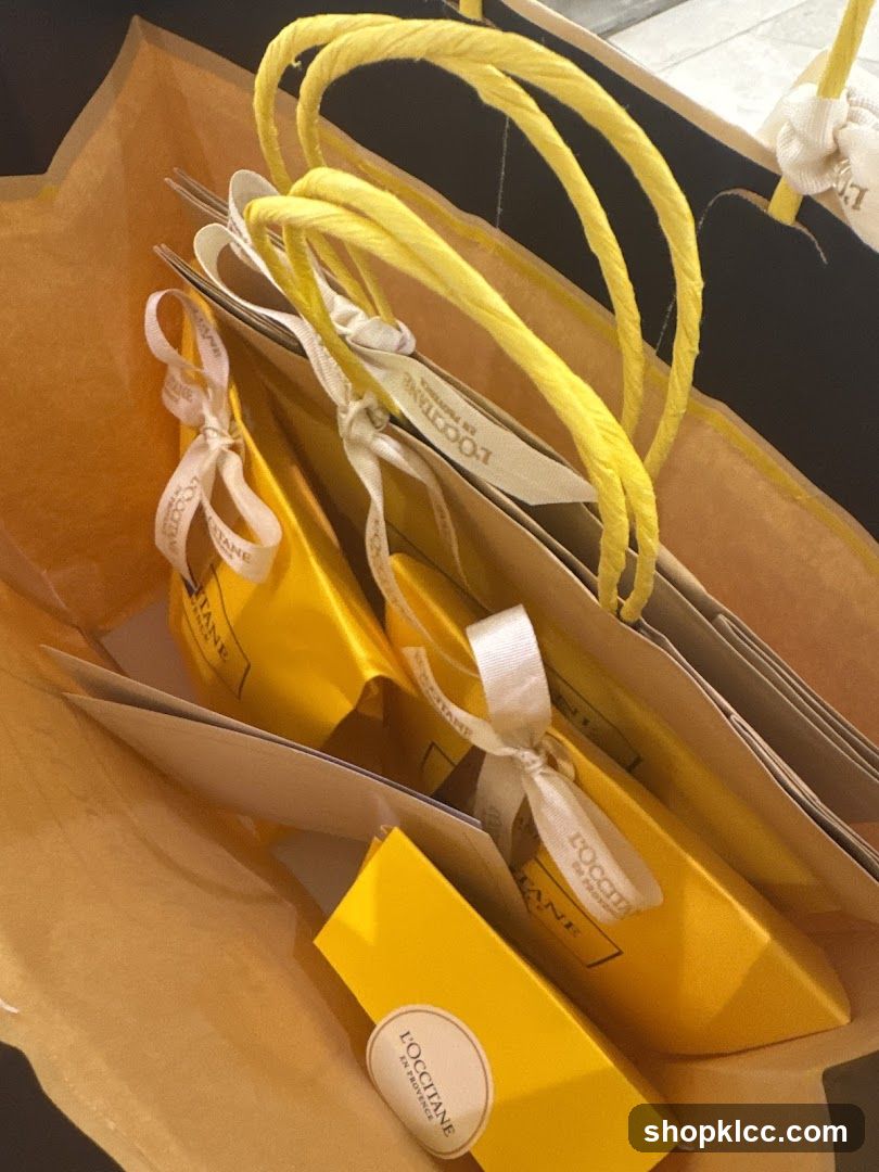 L'Occitane Shopping Bags