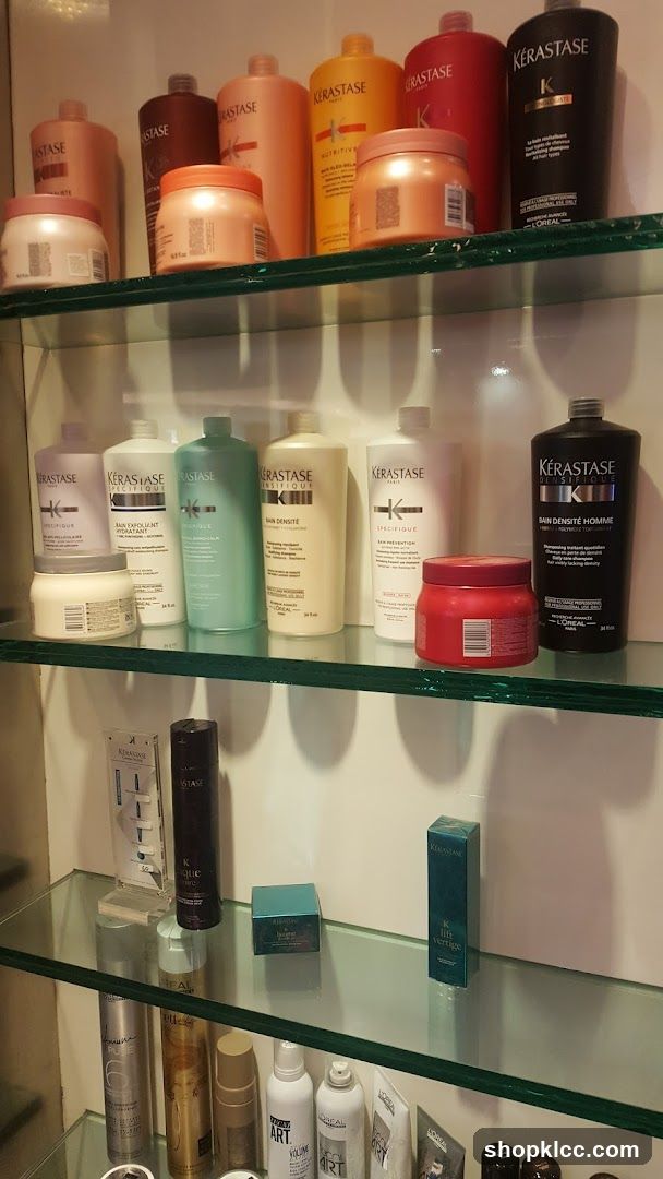 Hair Products Display