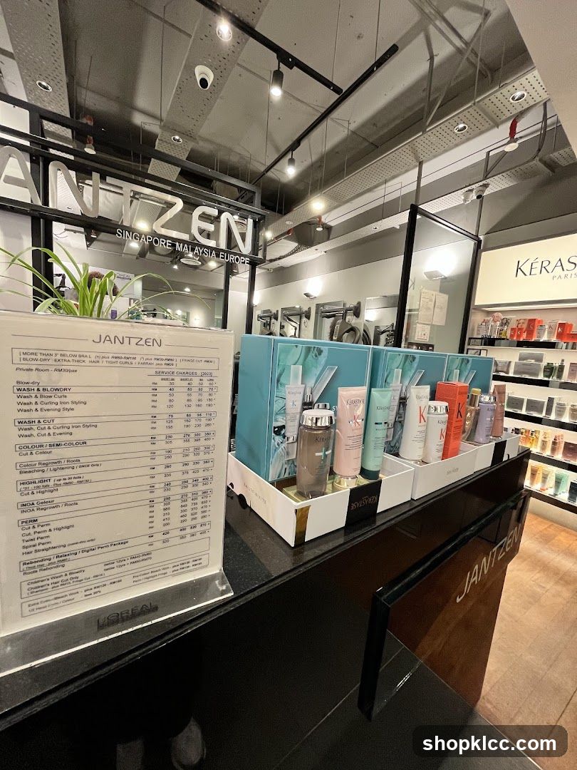 JANTZEN Service Charges