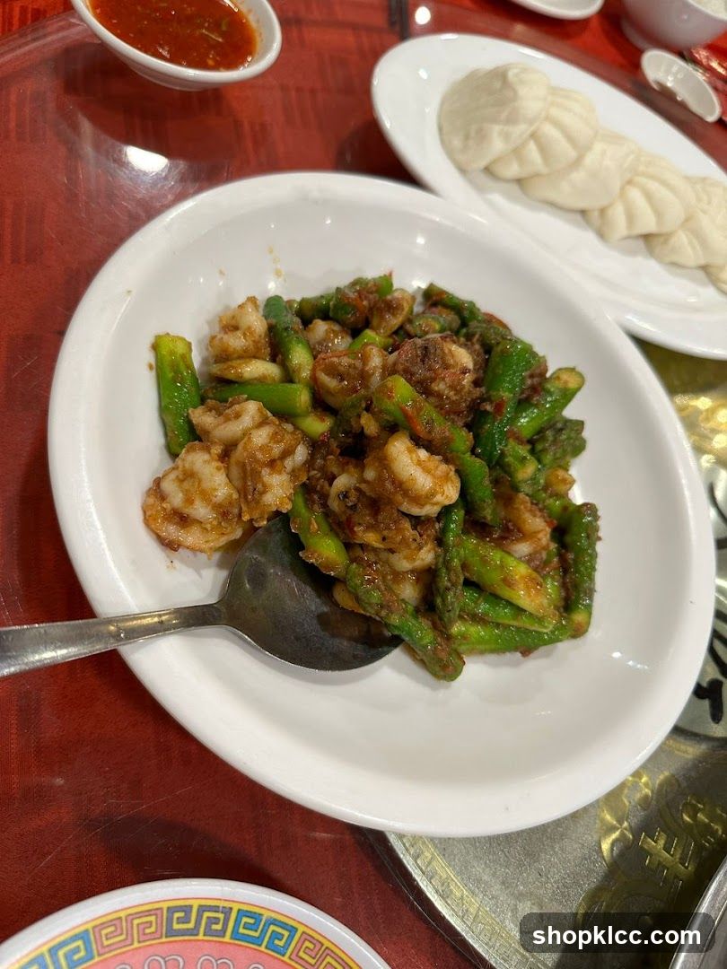 Shrimp and Asparagus Dish