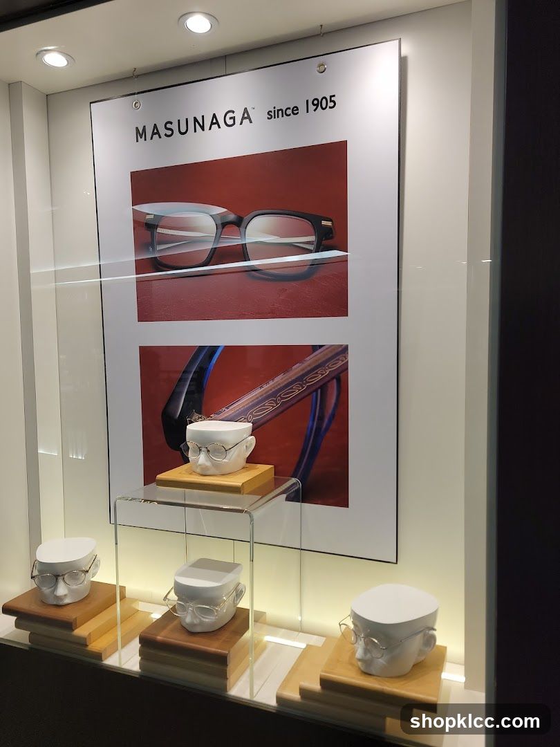 Masunaga Eyewear Display