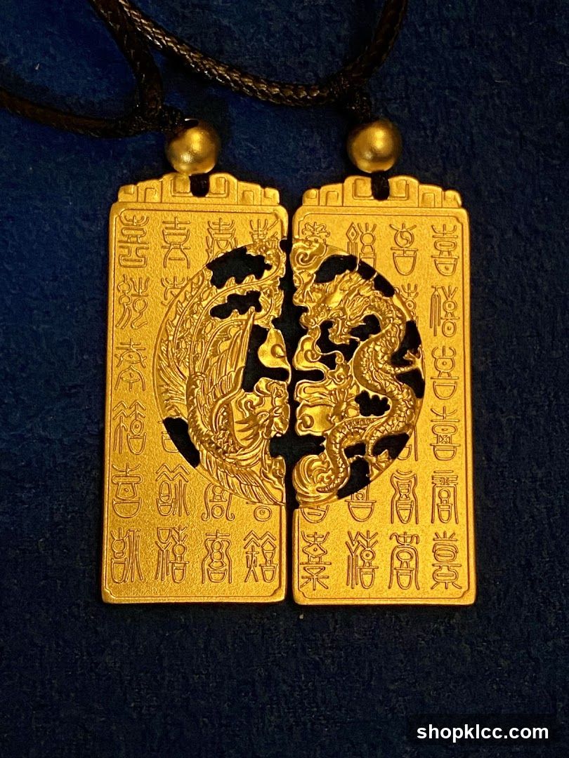 Dragon and Phoenix Pendants