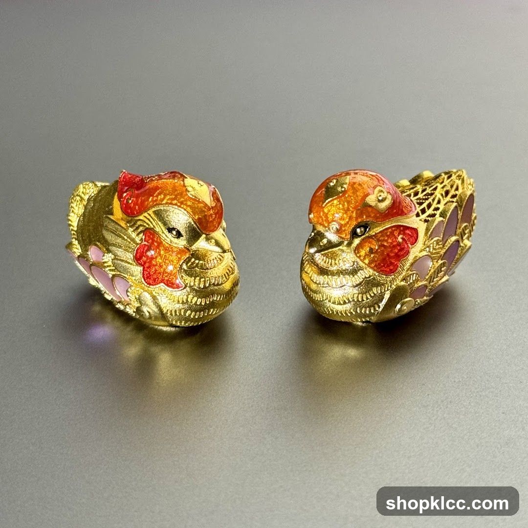 Golden Bird Figurines