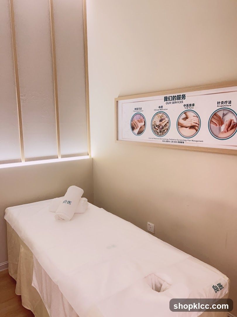 Massage Table and Services Sign
