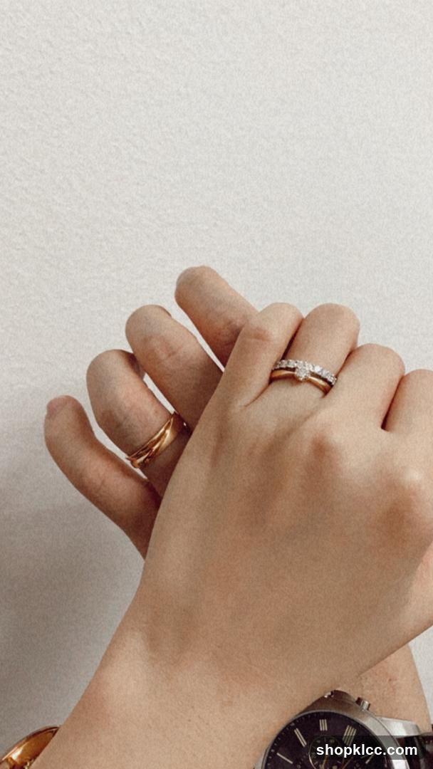 Hands with Rings and Watch