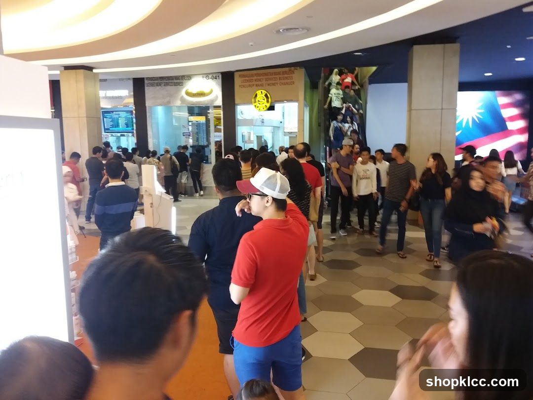 Crowded Mall Interior