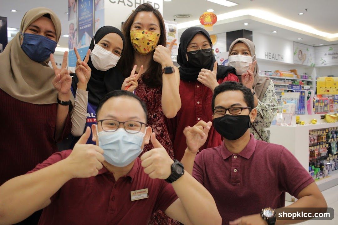 Group of people in a store