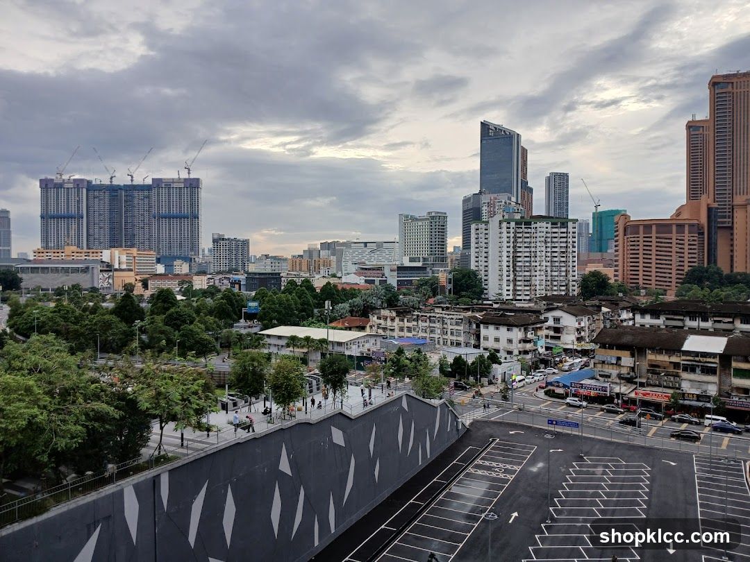Cityscape with Construction and Buildings