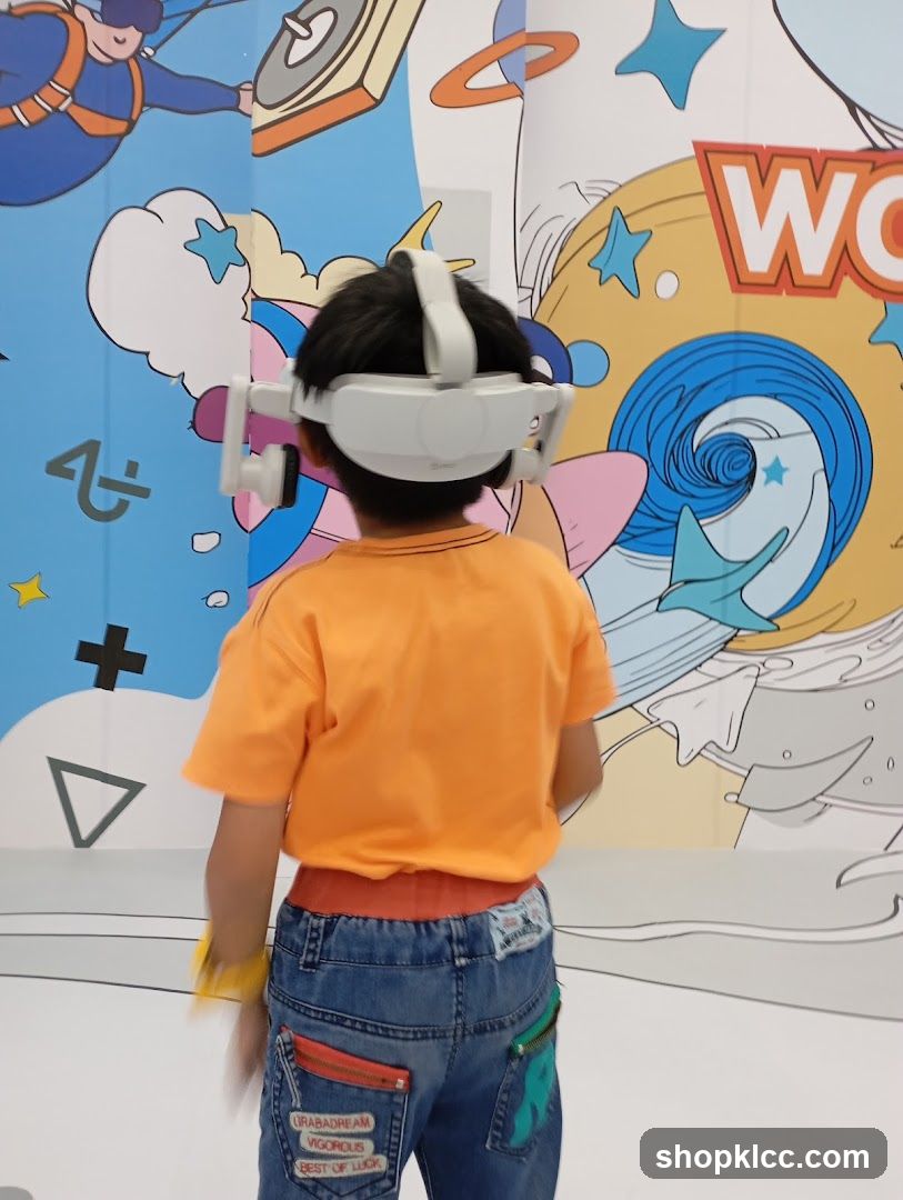 Child Playing VR Game