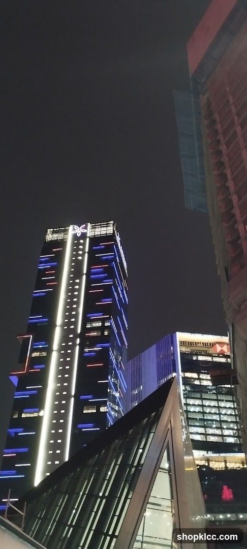 Modern Skyscrapers at Night
