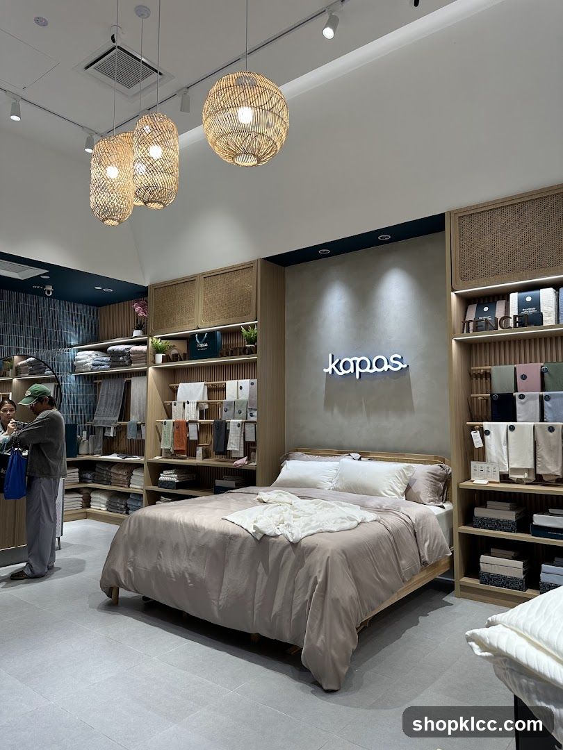Bedroom Display with Neon Sign
