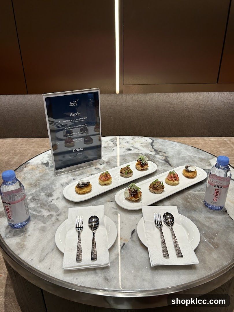 Table Setting with Appetizers and Drinks
