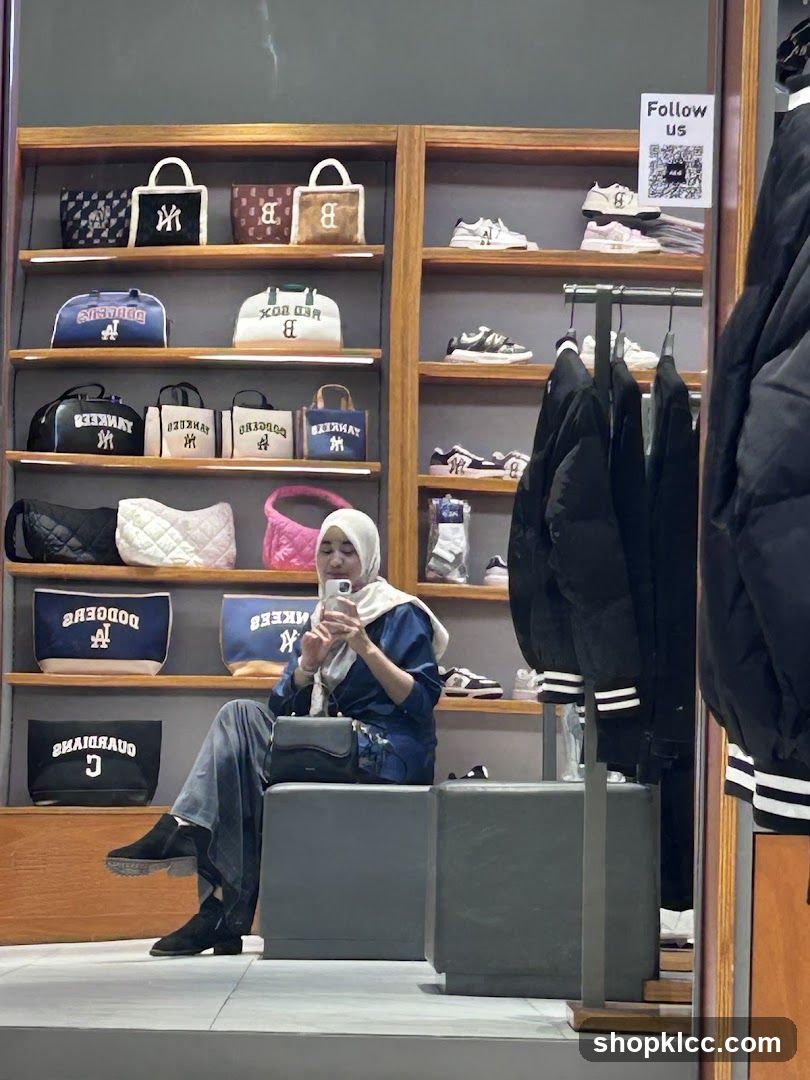 Store Interior with Bags and Shoes