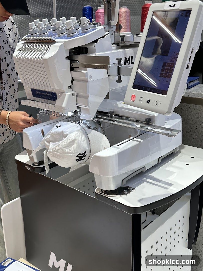 Embroidery Machine with Cap