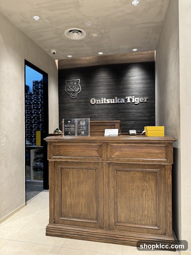 Onitsuka Tiger Store Counter