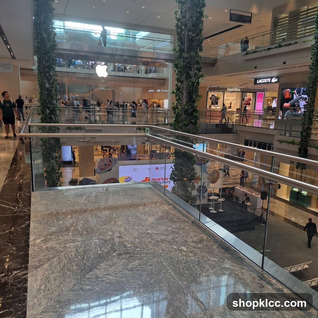 Mall Interior with Stores