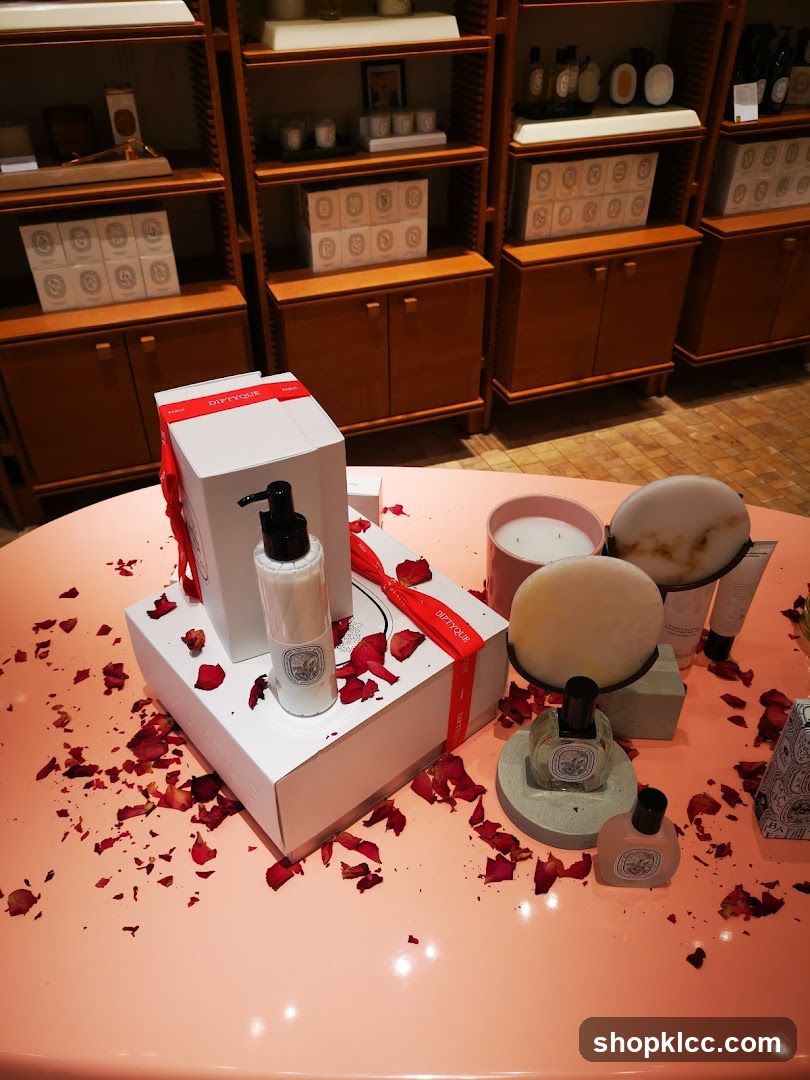 Diptyque Products Display