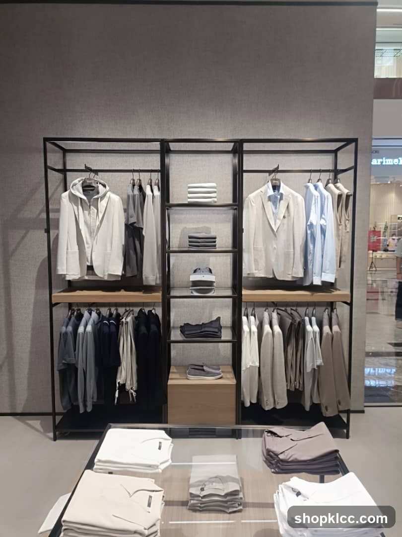 Men's Apparel Display