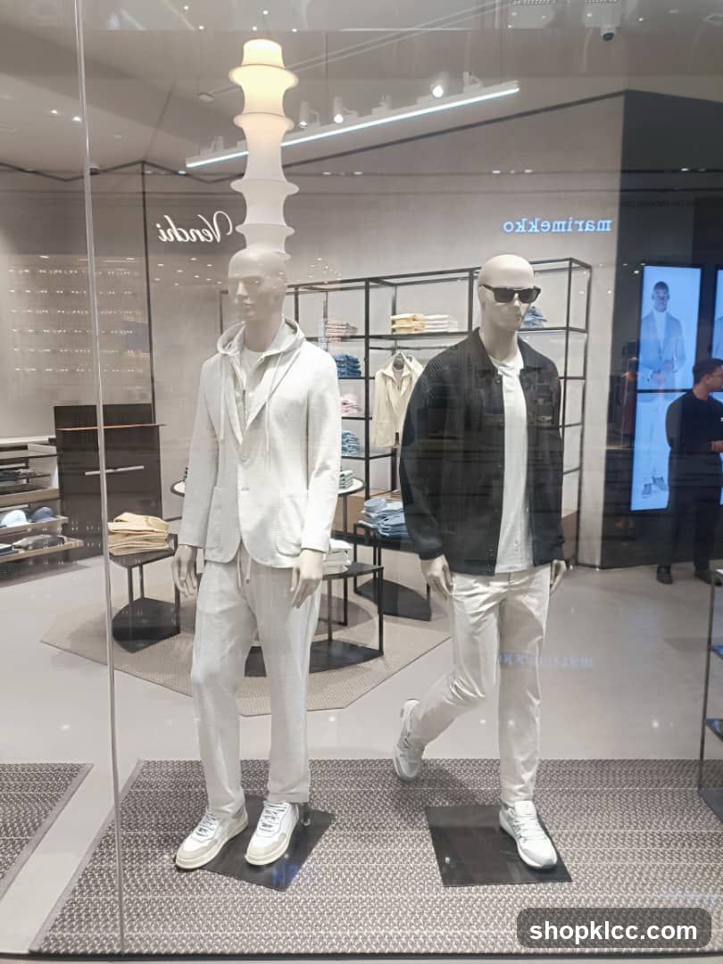 Store Window Display with Mannequins