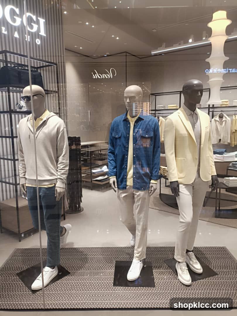 Mannequins in a store window