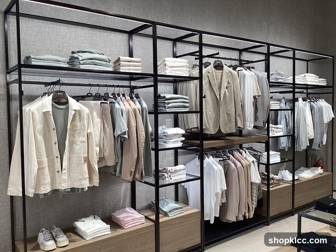 Men's Apparel Display