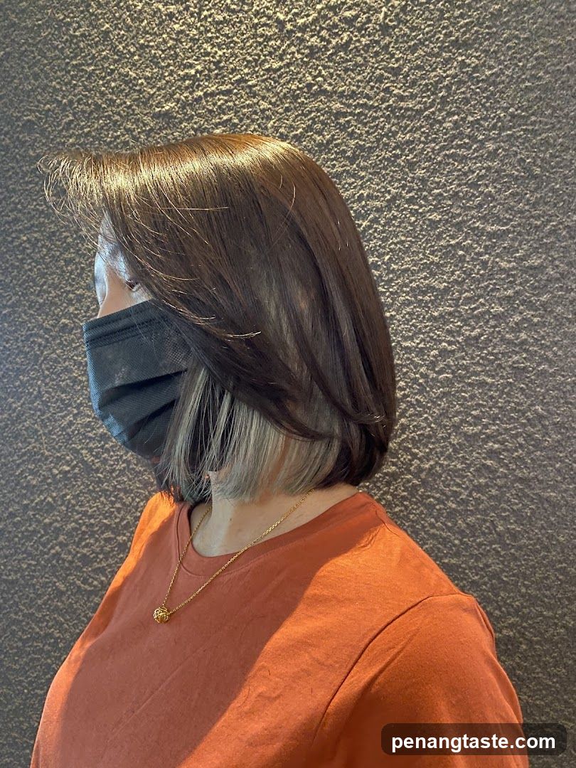 Woman with styled hair