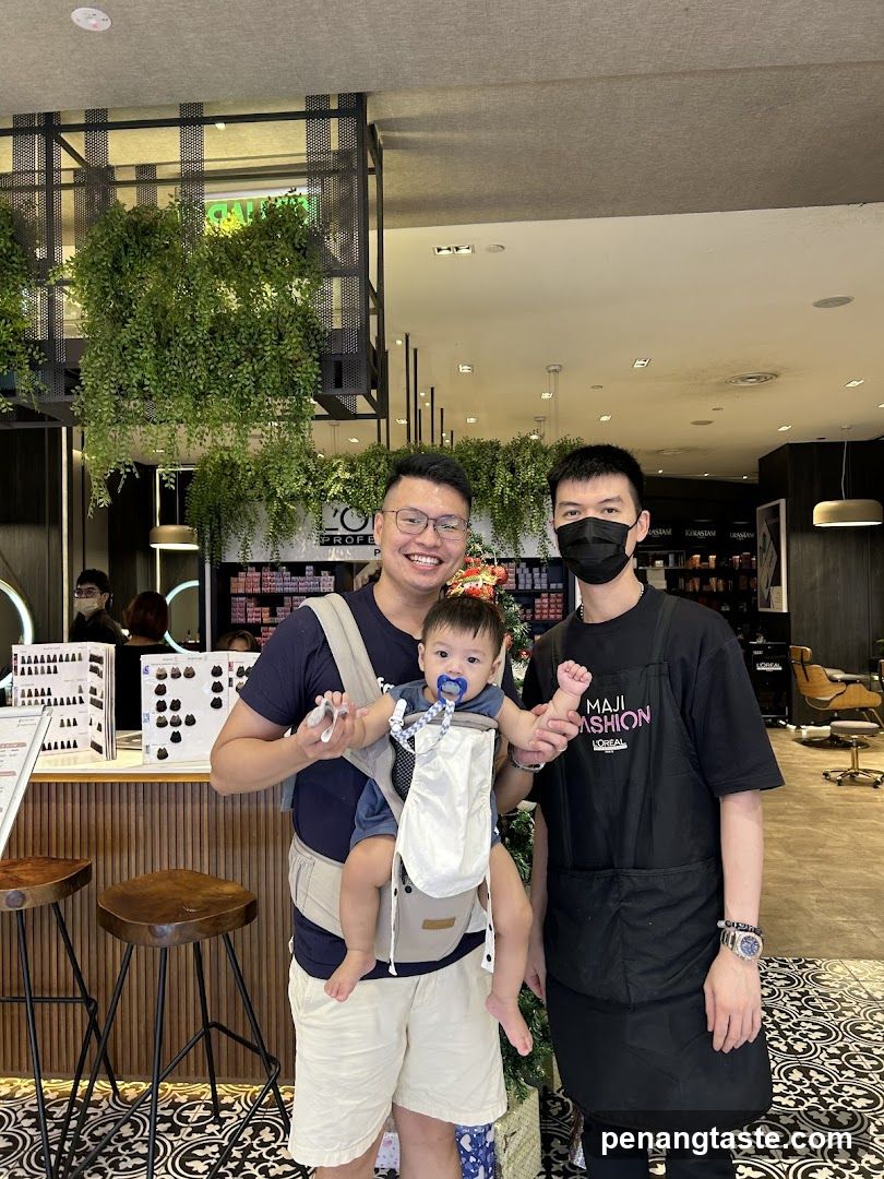Hair Salon Staff with Customers