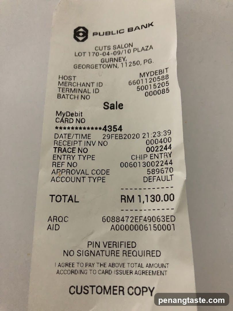 Sales Receipt