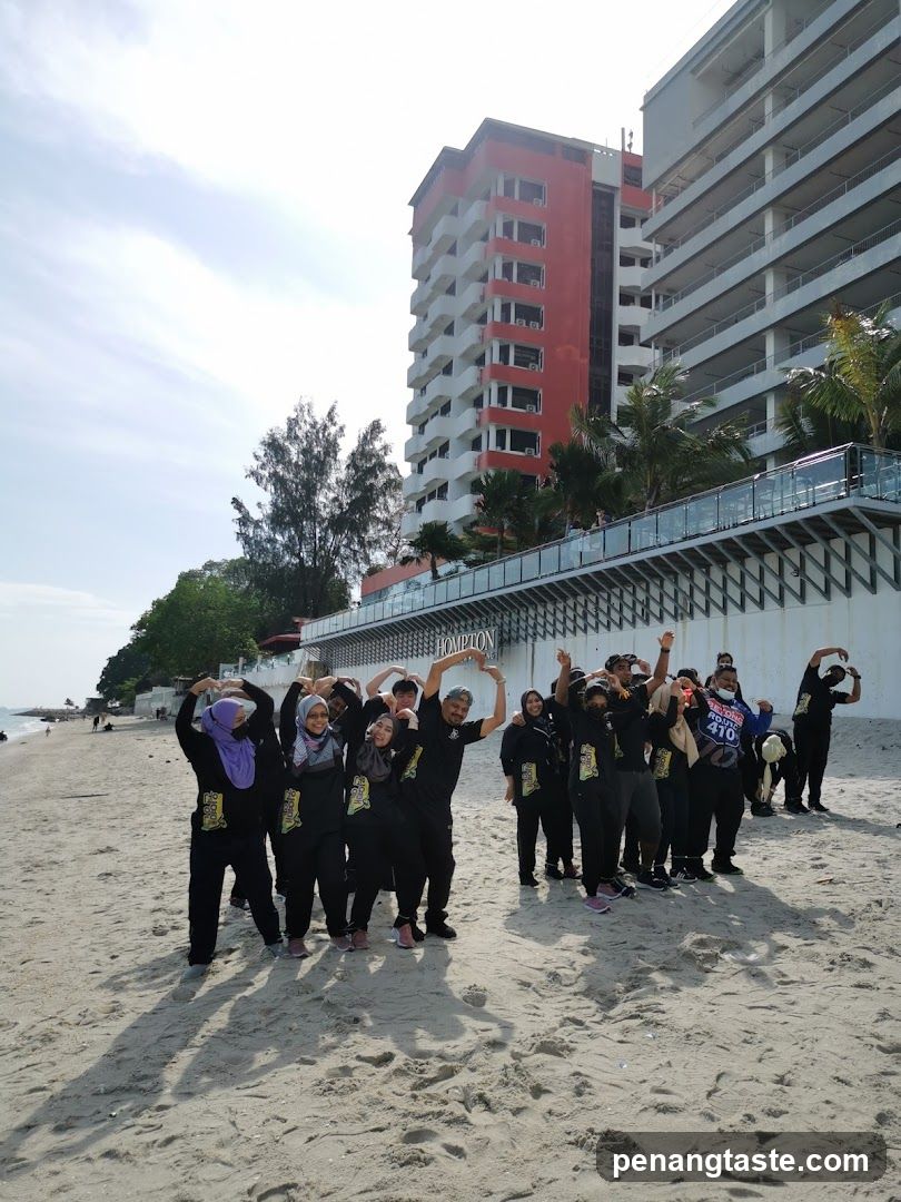 Group on Beach