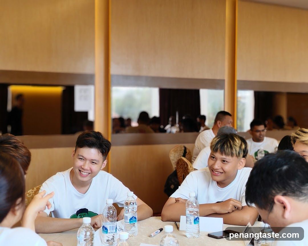 People at a table