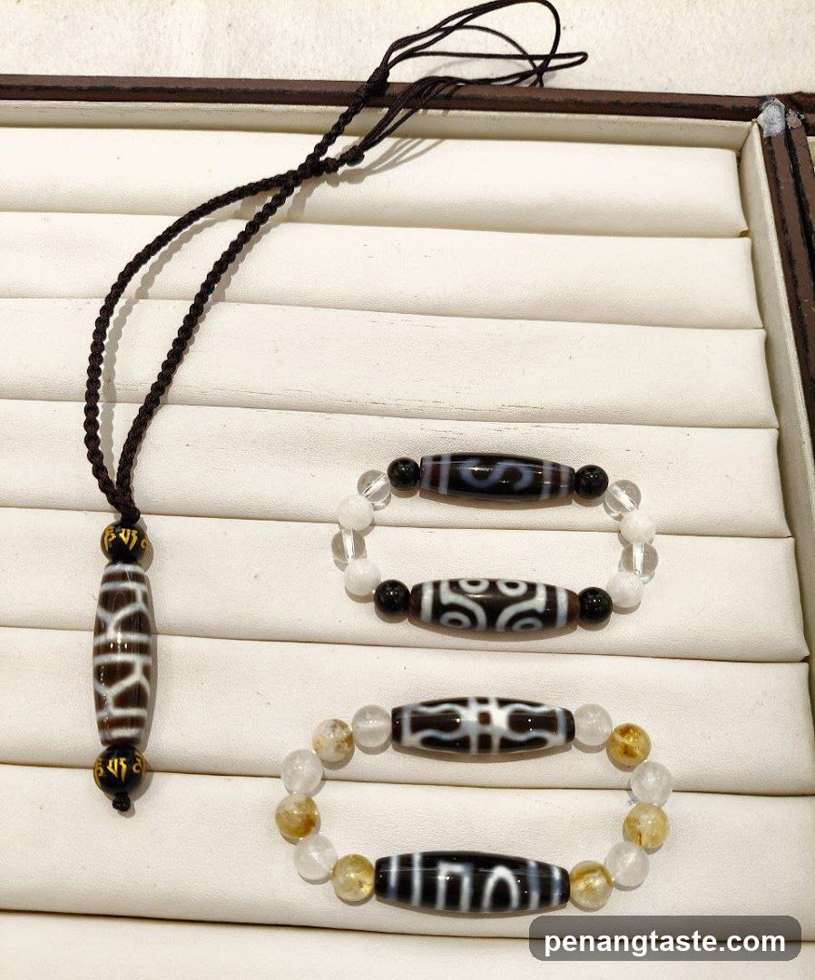 Tibetan Dzi Beads Jewelry