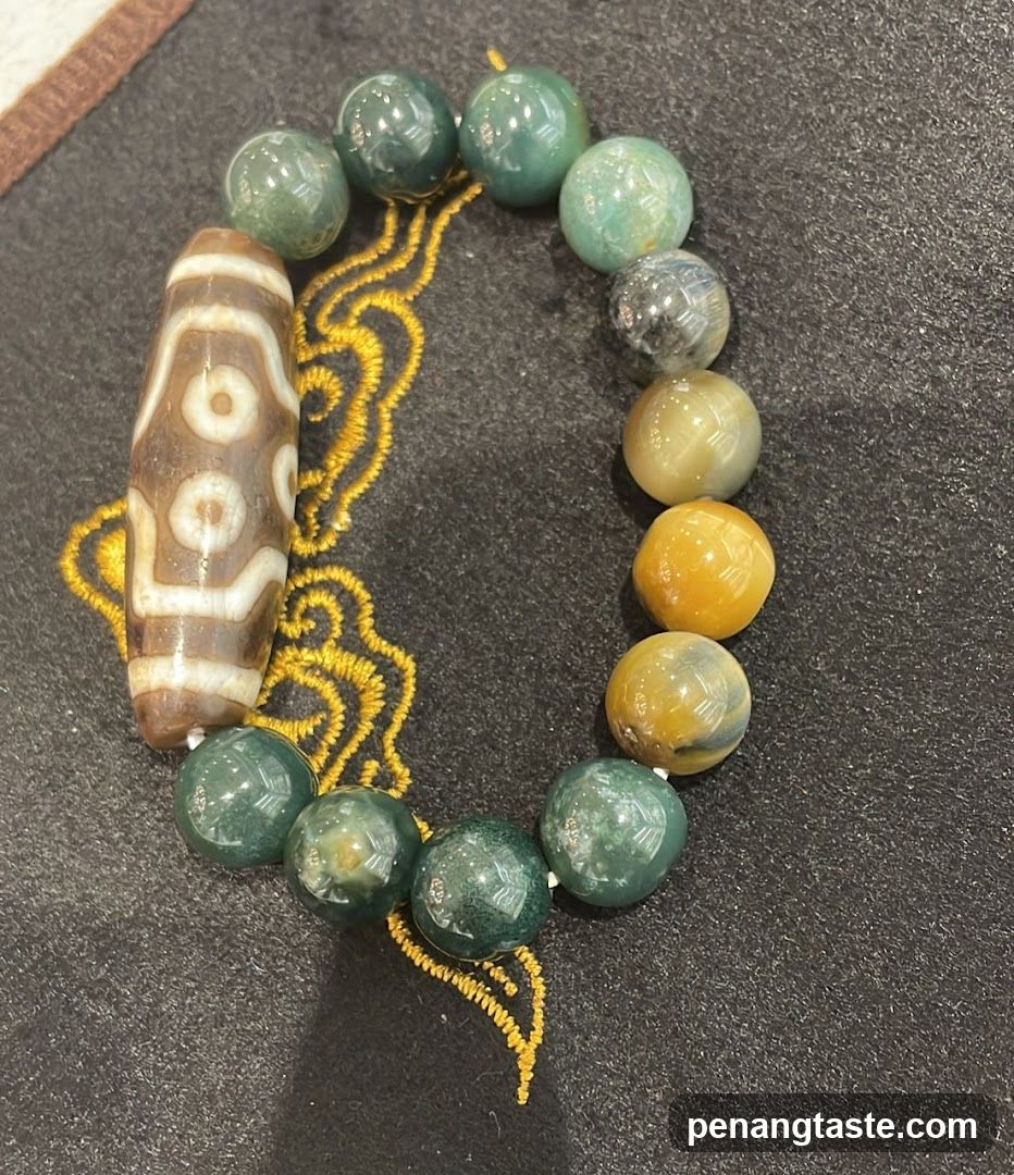 Bracelet with Dzi Bead
