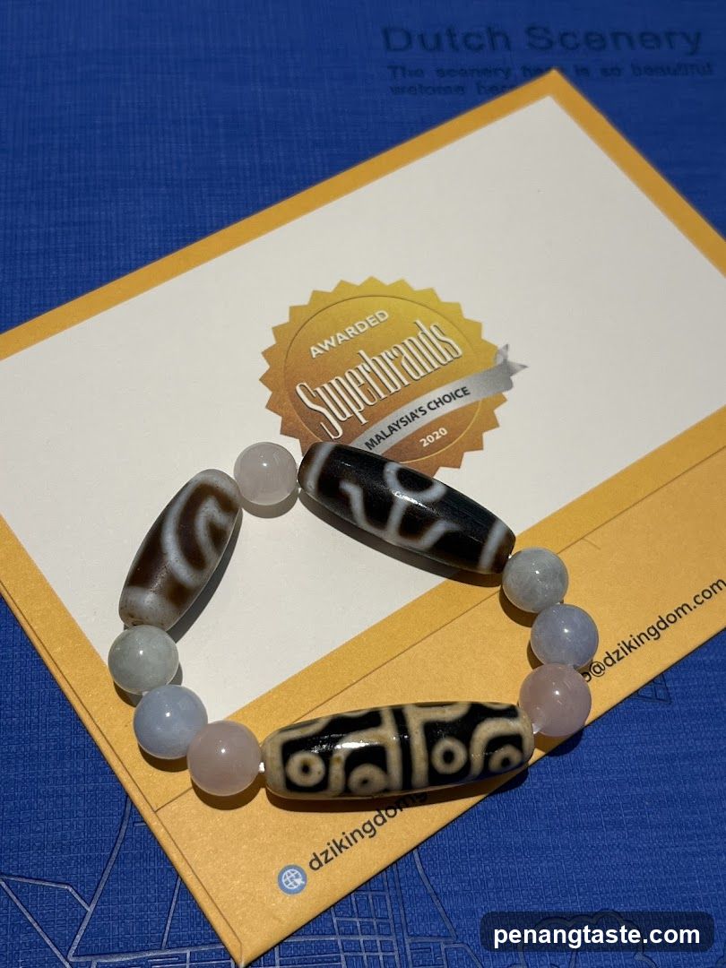 Bracelet with Dzi Beads