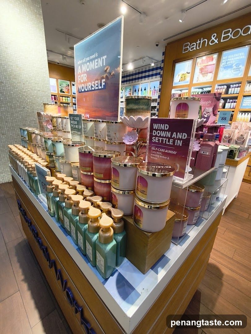 Bath & Body Works Display
