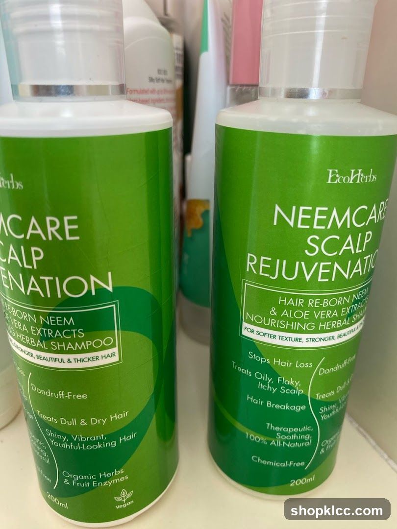 EcoHerbs Neemcare Scalp Rejuvenation Shampoo Bottles