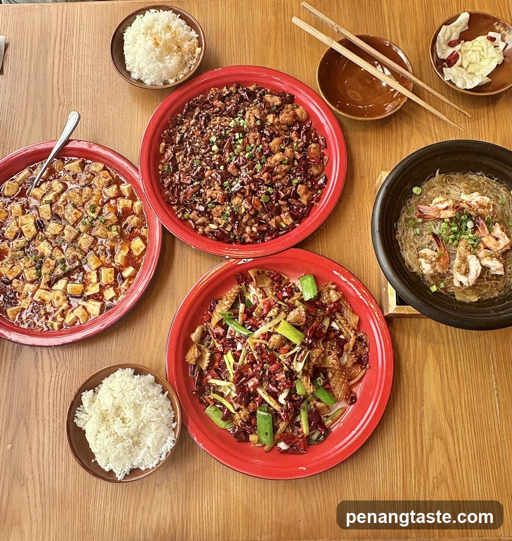 Sichuan Food Spread