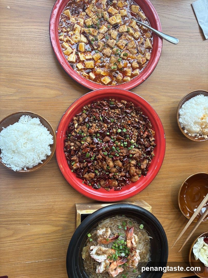 Chinese Food Spread
