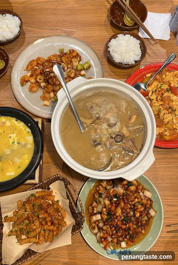 Chinese Food Spread