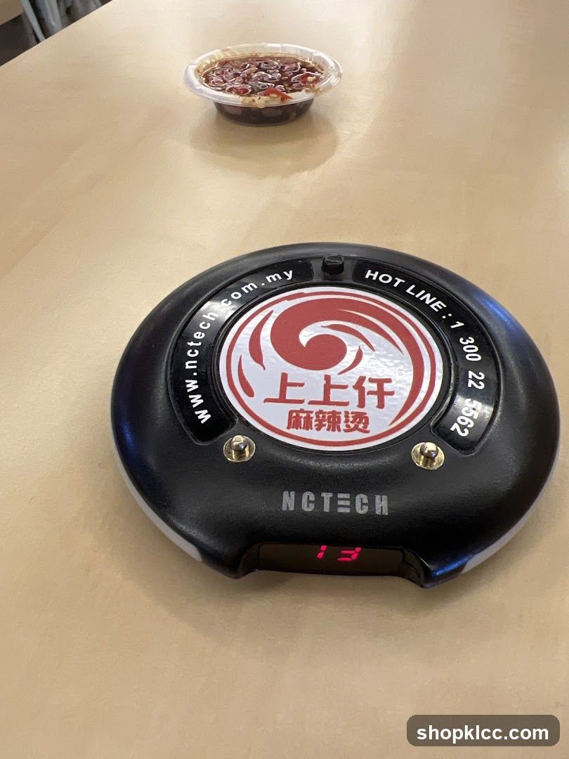 Table Buzzer and Condiment Dish