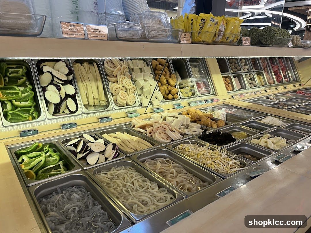 Self-Serve Food Display
